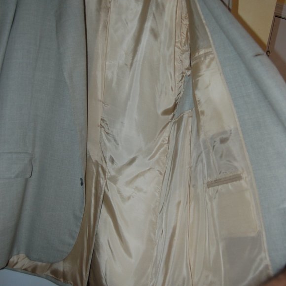 Vincent Nicolosi Handmade Fine Linen Blazer Sz 46 - Picture 8 of 8